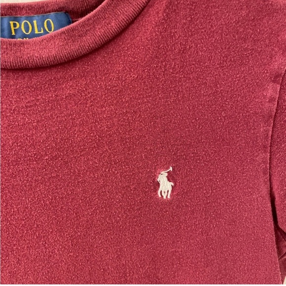 Polo Ralph Lauren logo T-shirt maroon - Picture 4 of 8